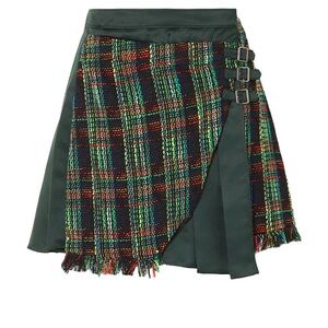 RIA multicolor wrap mini-skirt